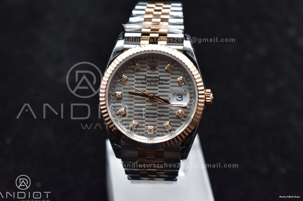 Jubilee 1:1 Best 904L 36 Bracelet Dial 563 DateJust VS 126234 Markers Edition TopPick On Diamond SS VSF Silver 0216